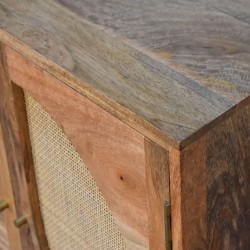 Alvdal Close-knit Leaf Two Door Cabinet Top Detail