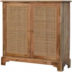 Alvdal Close-knit Lounge Two Door Cabinet Angled View