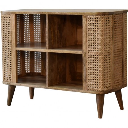 Larissa Open Double Cabinet Angled view