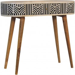 Edessa One Drawer Bone Inlay Console Table