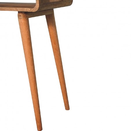 Sonata Two Drawer Console Table in Oak Leg Detail