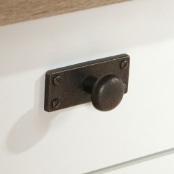 Colony Shaker Style L-Shaped Desk handle Detail