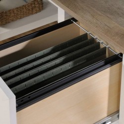 Colony Shaker Style Two Drawer Desk Open drawer Detail