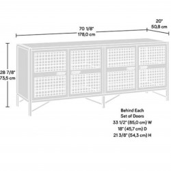 Boulevard Cafe Industrial Style Sideboard Dimensions