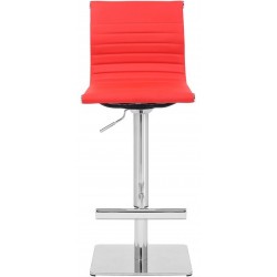 Deluxe Rovigo Bar Stool, red, front view