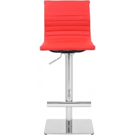 Deluxe Rovigo Bar Stool, red, front view