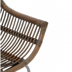 Siena Grey wash Rattan Chair seat detail