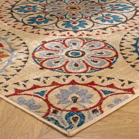 Valeria 5997Y Traditional Style Rug Edge Detail