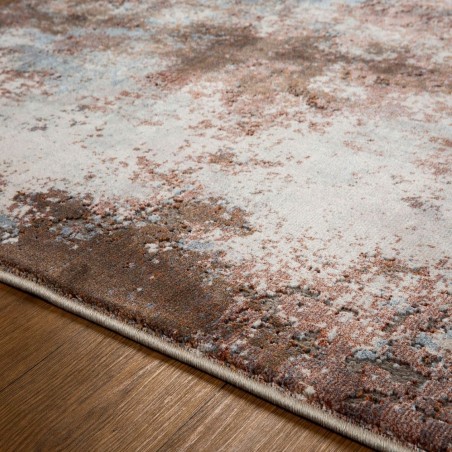 Astro 5090S Multicoloured Abstract Rug Edge Detail