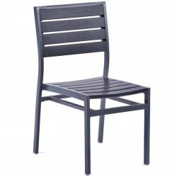 Saticoy Aluminium and Durawood Side Chair