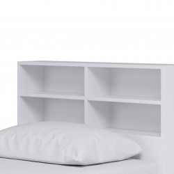 Four Drawer Single Cabin Bed with Bookcase Headboard - Headboard Detail