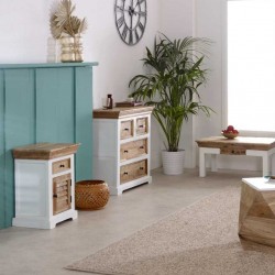 Alfie Solid Mango Wood Four Drawer Chest Room Shot