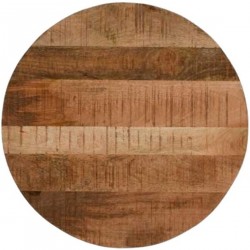 Surrey Mango Wood Round Dining Table Top View