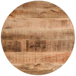 Surrey Mango Wood Round Coffee Table Top View