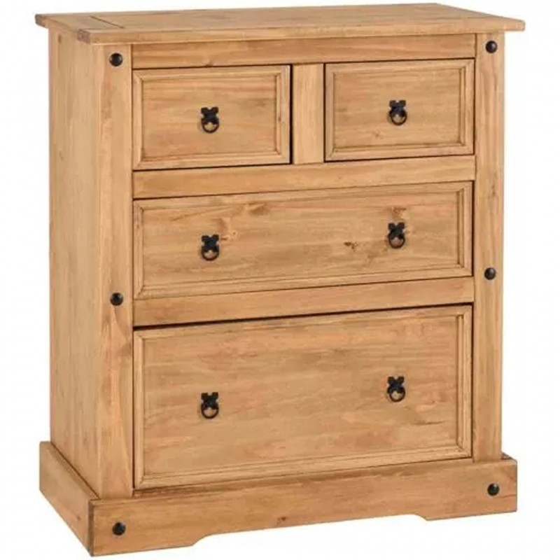 Corona Two + Two Drawer Chest