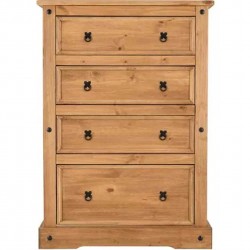 Corona Four Drawer Chest Front View
