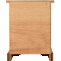 Corona One Door One Drawer Bedside Cabinet Rear View