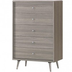 Belvoir Five Drawer Chest Angled View