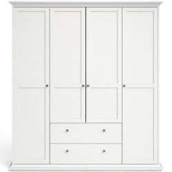Marlow Four Door & Two Drawer Wardrobe Front View
