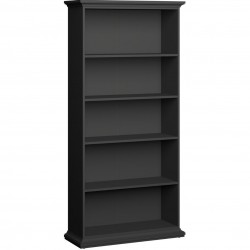 Marlow Tall Four Shelves Bookcase - Matt Grey