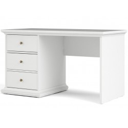 Marlow Single Pedestal Desk - White