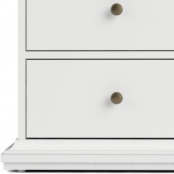 Marlow Single Pedestal Desk - White Base Detail