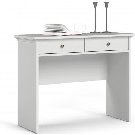 Marlow Two Drawer Console Table - White Mood shot