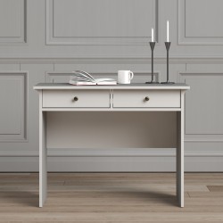 Marlow Two Drawer Console Table - White Room shot