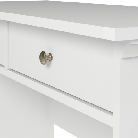 Marlow Two Drawer Console Table - White Top Detail