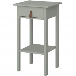 Tromso One Drawer Nightstand - Olive Angled View