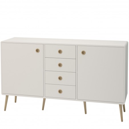 Struer Two Door Four Drawer Sideboard Angled View