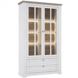 Illoppa Two Door Two Drawer Display Cabinet