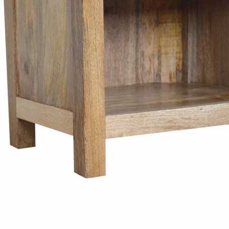 Cappa Rustic Bookcase 3 Shelves Bottom Front Detail