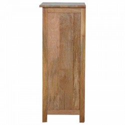 Cappa Rustic Bookcase 3 Shelves Side