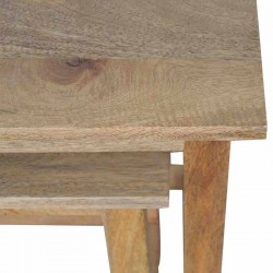 Cappa Stools/Nested Tables set of 2 Top Corner Detail