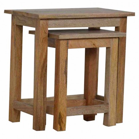 Cappa Stools/Nested Tables set of 2 Right Angle
