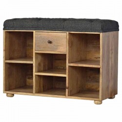 Cappa Shoe Storage Bench Right Angle
