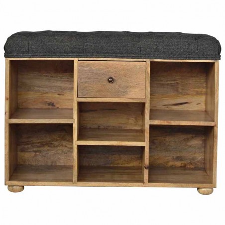 Cappa Shoe Storage Bench Front