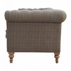 Cappa Three Seater Chesterfield Sofa Side