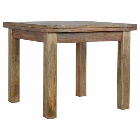 Cappa Butterfly Dining Table with Straight Legs Left Angle