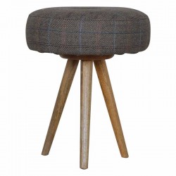 Cappa Tripod Stool With Seat Pad Front