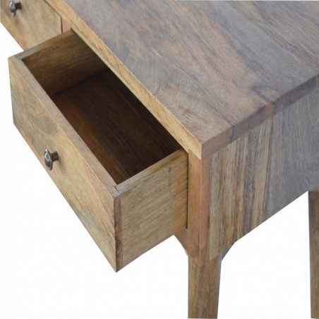 Cappa Nordic Style 3 Drawer Console Table Open drawer