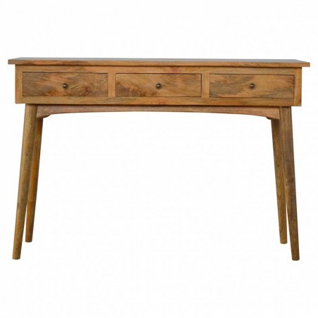 Cappa Nordic Style 3 Drawer Console Table Front