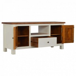 Cappa 2 Toned TV Stand Open