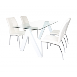 Farina Glass Dining Table