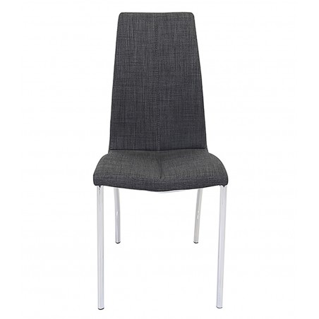 Jatal Charcoal Fabric Dining Chair