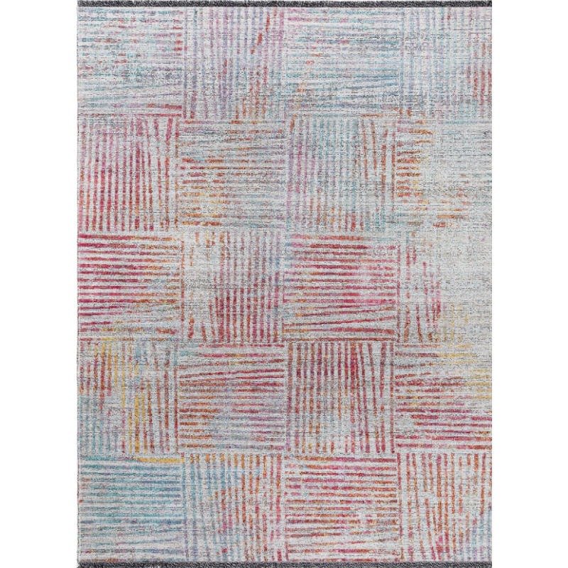 An image of Callie Patchwork Rug - Multi coloured - 390cm x 240cm