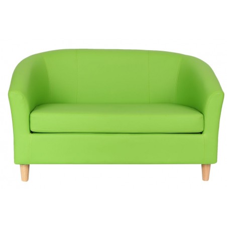 Funki Twin Tub Chair Lime Green Front View