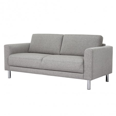 Elyria 2-Seater Sofa  Light Grey Angled View
