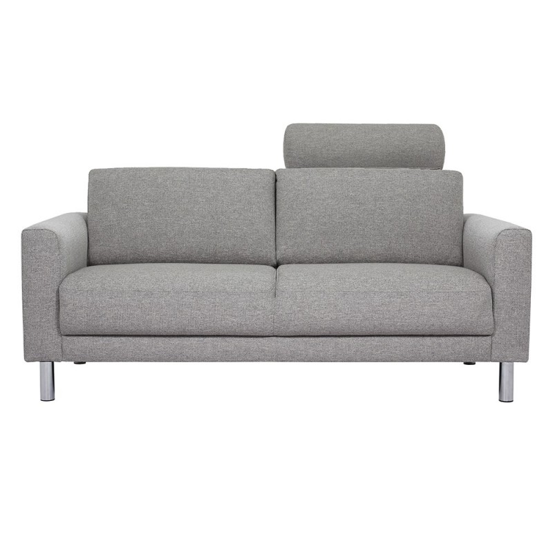 Elyria 2-Seater Sofa with Neckpillow Light Grey